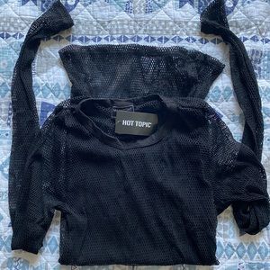 FISHNET LONG SLEEVED SHIRT